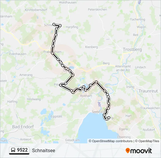 9522: карта маршрута