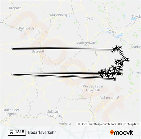 1815 Bus Line Map