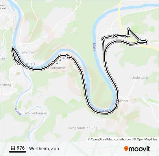 976 Bus Line Map