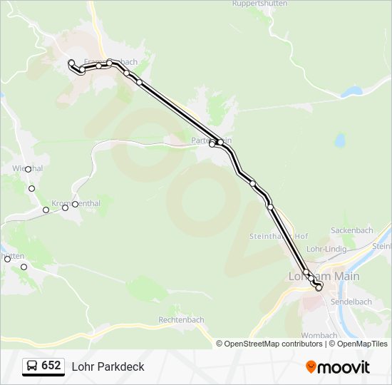 652 Route: Schedules, Stops & Maps - Lohr Parkdeck (Updated)