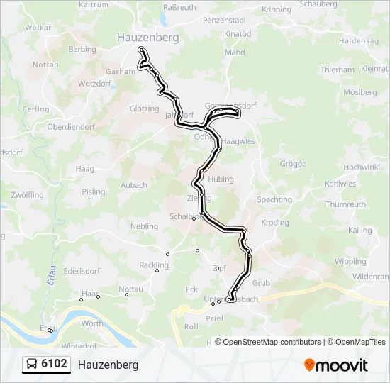 6102 Bus Line Map