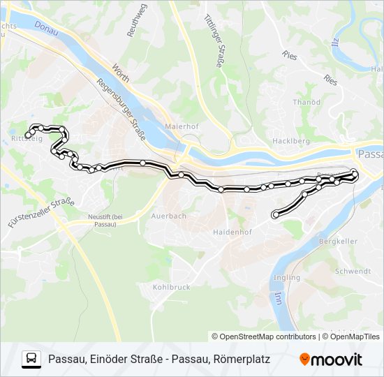 Автобус ZUSATZBUS L7: карта маршрута