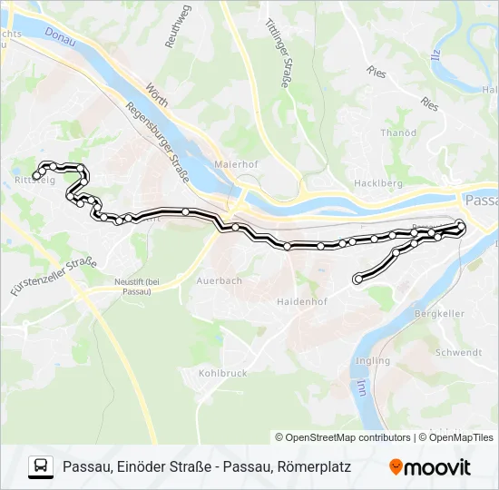 ZUSATZBUS L7 Bus Line Map