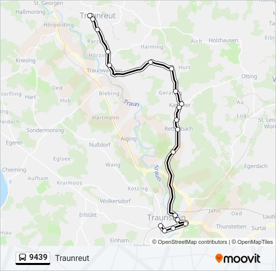  9439: карта маршрута