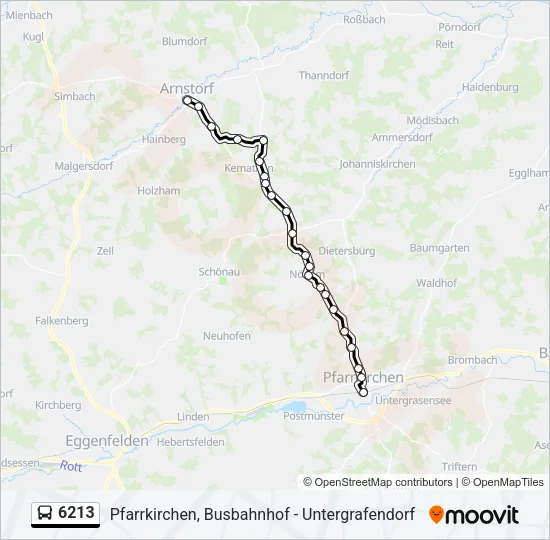 6213 Bus Line Map