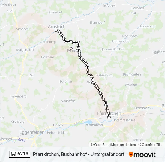 6213 Bus Line Map