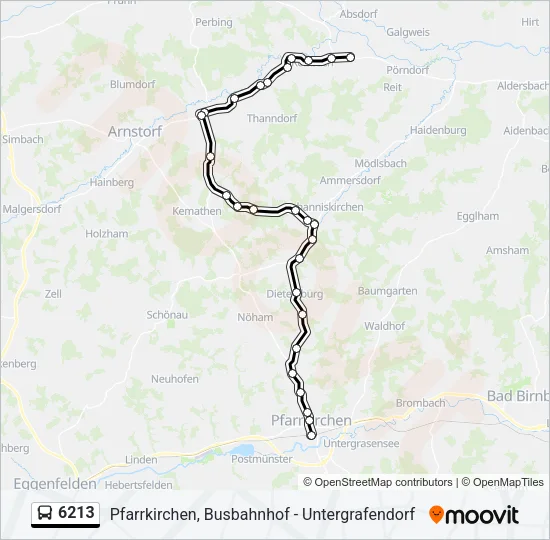 6213 Bus Line Map