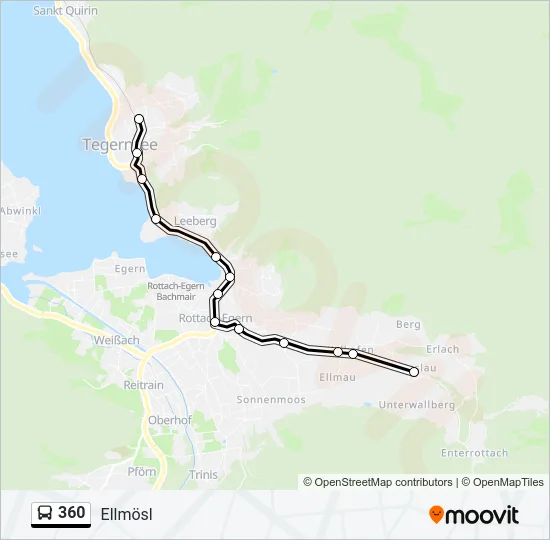 360 Bus Line Map