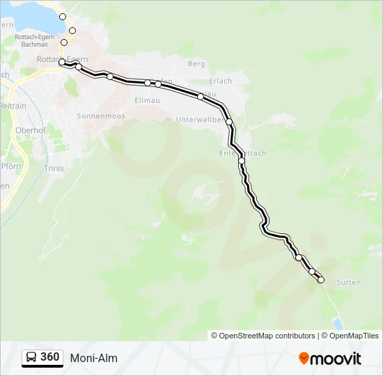 360 Bus Line Map