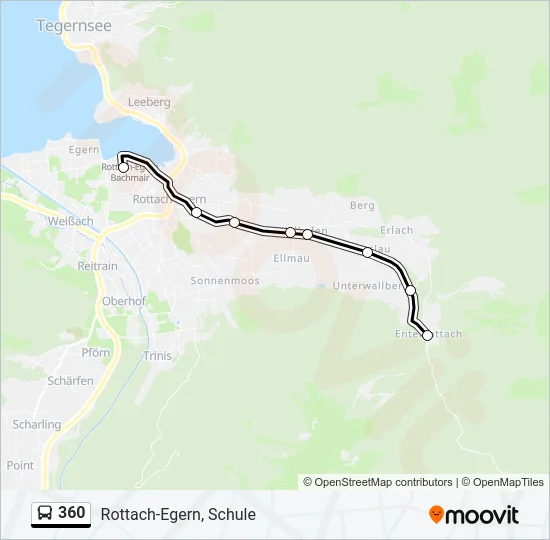 360 Bus Line Map