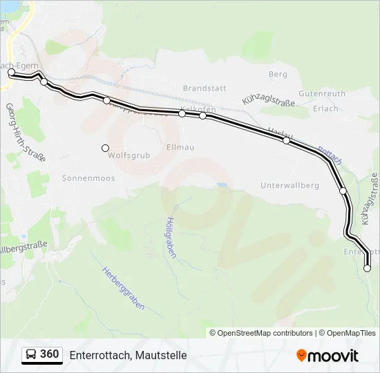 360 Bus Line Map