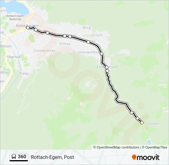 360 Bus Line Map