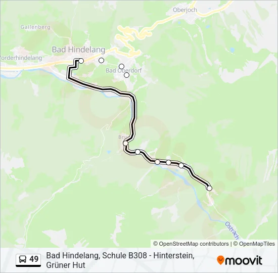 49 Bus Line Map