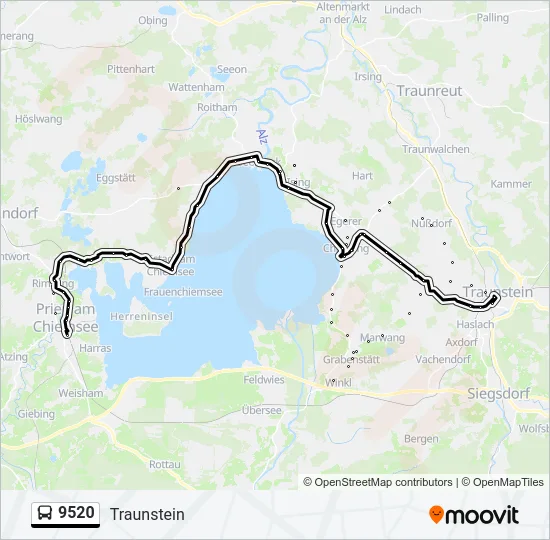  9520: карта маршрута