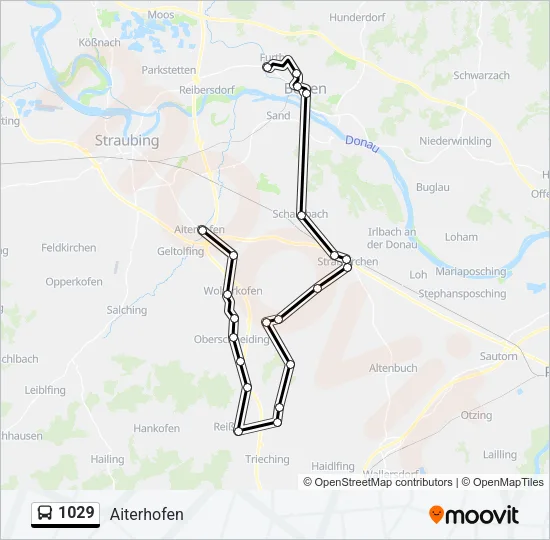 1029 Bus Line Map