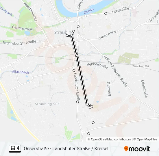 4 Bus Line Map