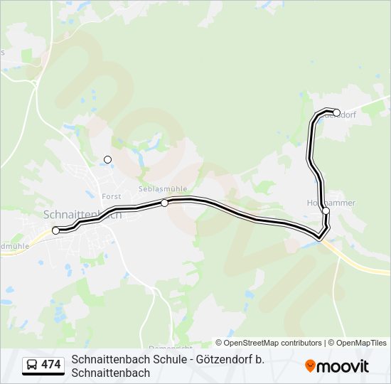 474 Route: Schedules, Stops & Maps - Neuersdorf (Updated)