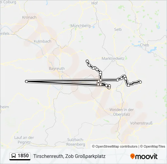 1850 Bus Line Map