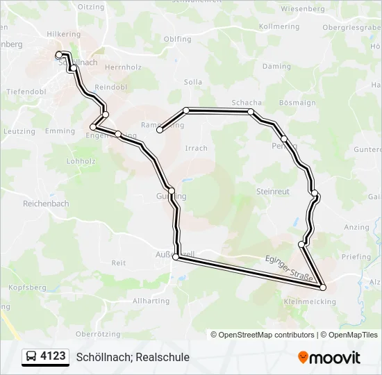 4123 Bus Line Map