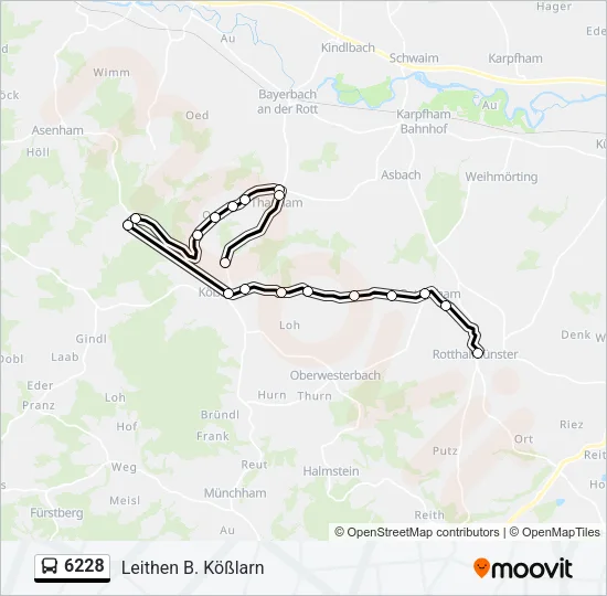 6228 Bus Line Map