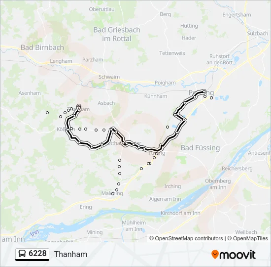 6228 Bus Line Map