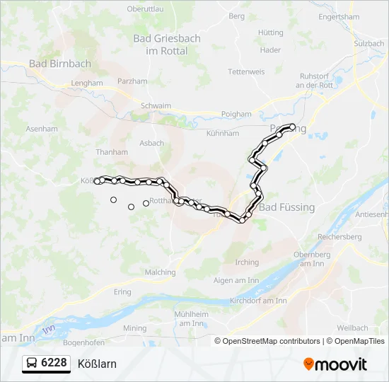 6228 Bus Line Map