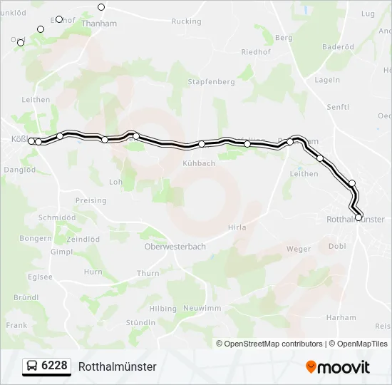 6228 Bus Line Map