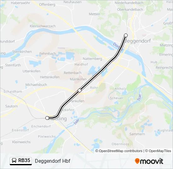 RB35 Bus Line Map