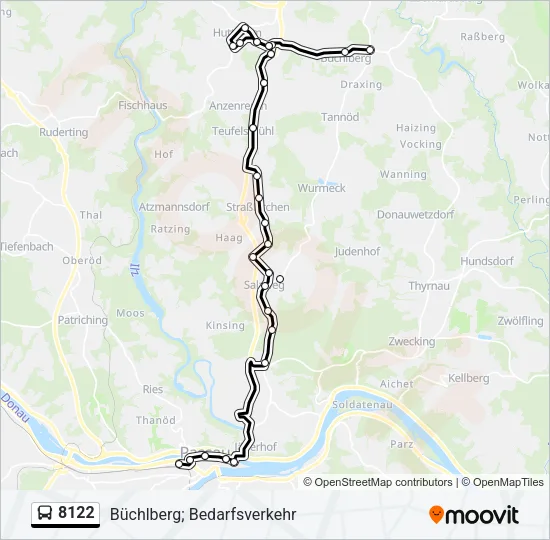 8122 Bus Line Map