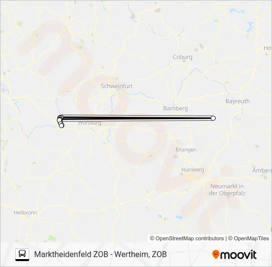 Автобус 986 / 632: карта маршрута