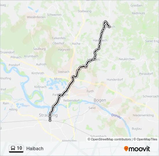10 Bus Line Map