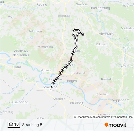 10 Bus Line Map