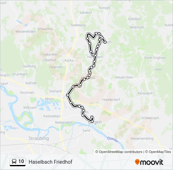10 Bus Line Map
