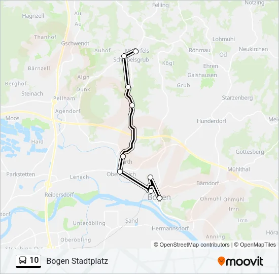 10 Bus Line Map