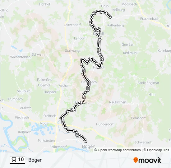 10 Bus Line Map