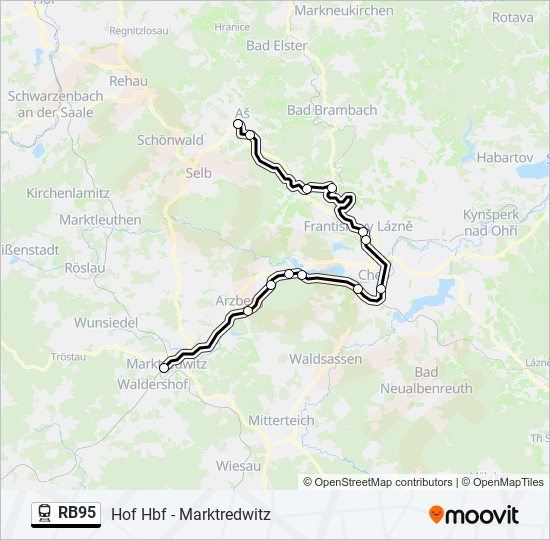 rb95 Route: Fahrpläne, Haltestellen & Karten - As Mesto (Aktualisiert)