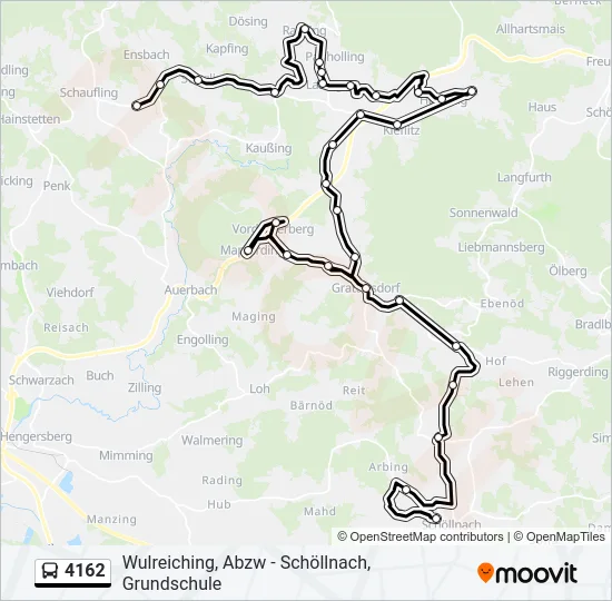 4162 Bus Line Map