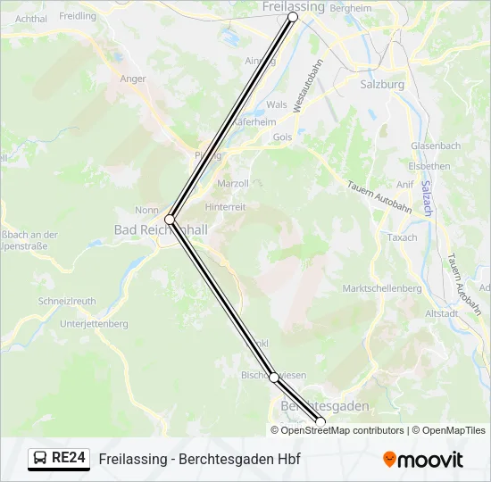 RE24 Bus Line Map