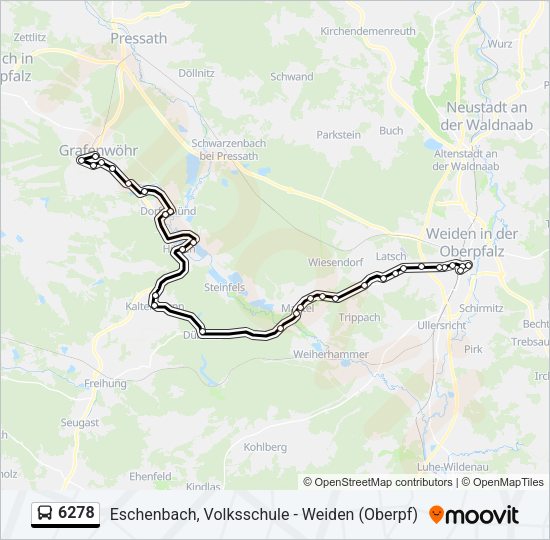 6278 Route: Schedules, Stops & Maps - Grafenwöhr (Updated)