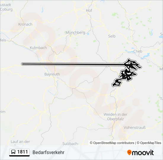 1811 Bus Line Map