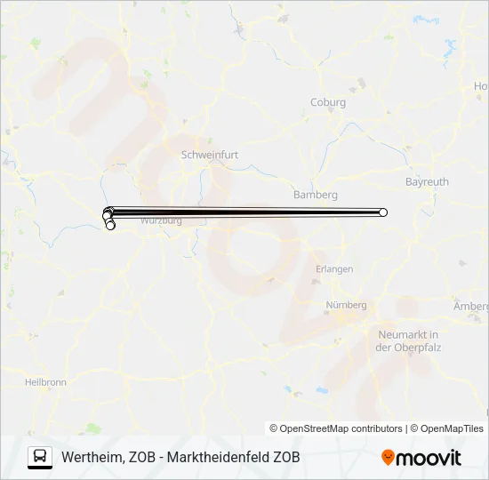 Автобус 986 / 632: карта маршрута