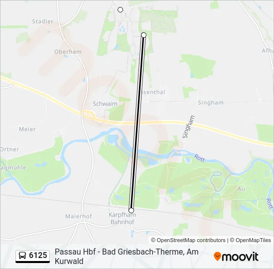 6125 Bus Line Map