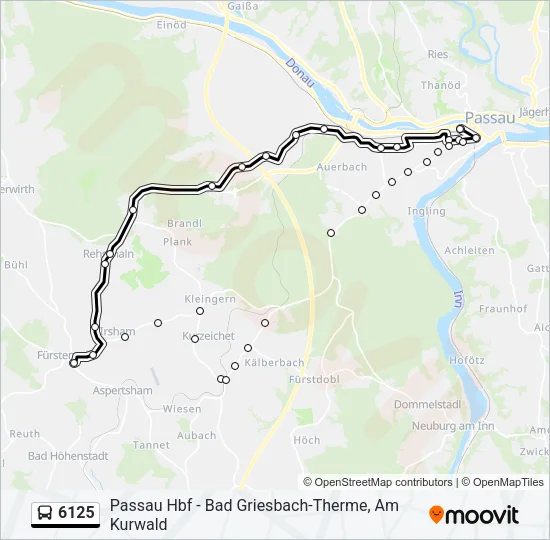6125 Bus Line Map