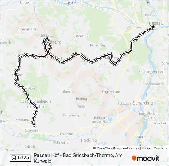 6125 Bus Line Map