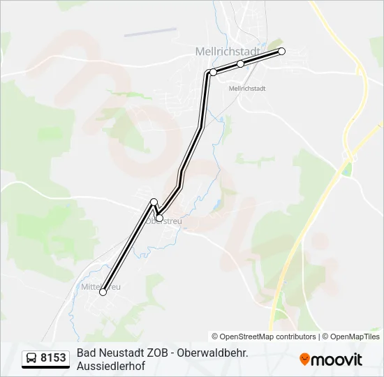 8153 Bus Line Map