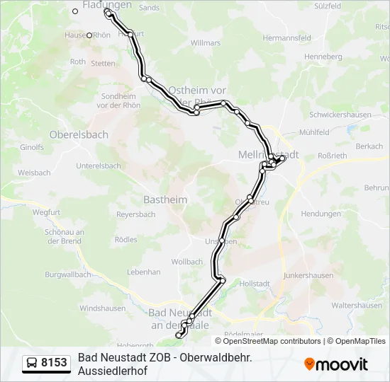 8153 Bus Line Map