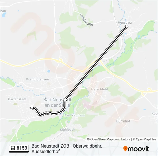 8153 Bus Line Map