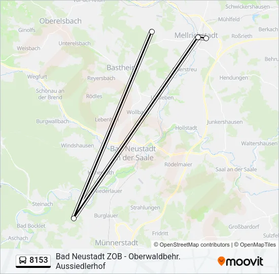 8153 Bus Line Map
