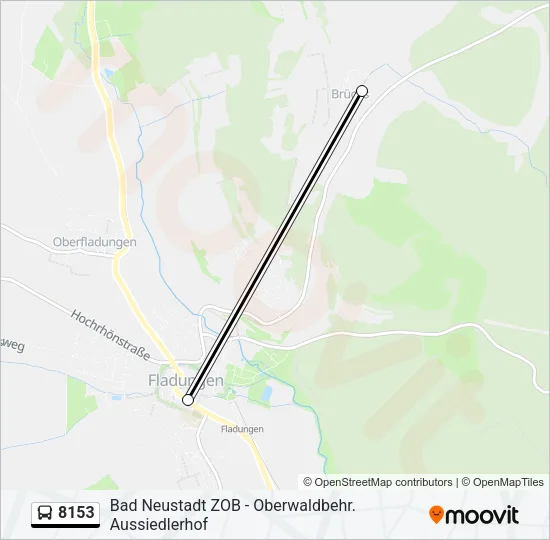 8153 Bus Line Map