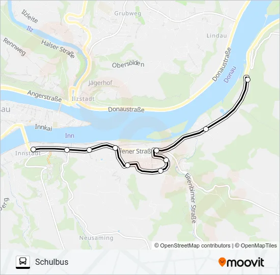 Автобус ZUSATZBUS L3: карта маршрута